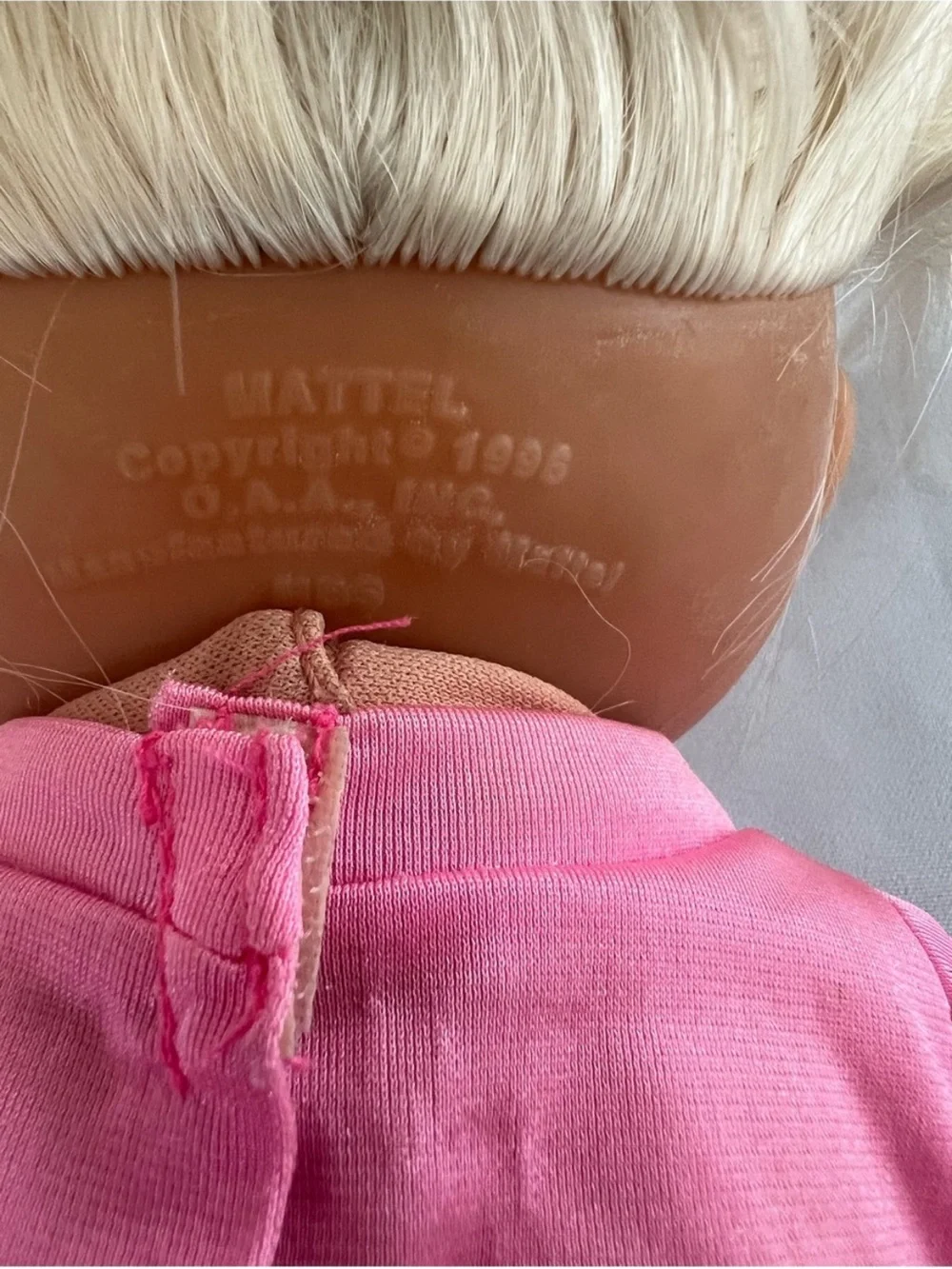 Vintage 1996 Cabbage Patch Kids By Hasbo With Barbie Outfit
